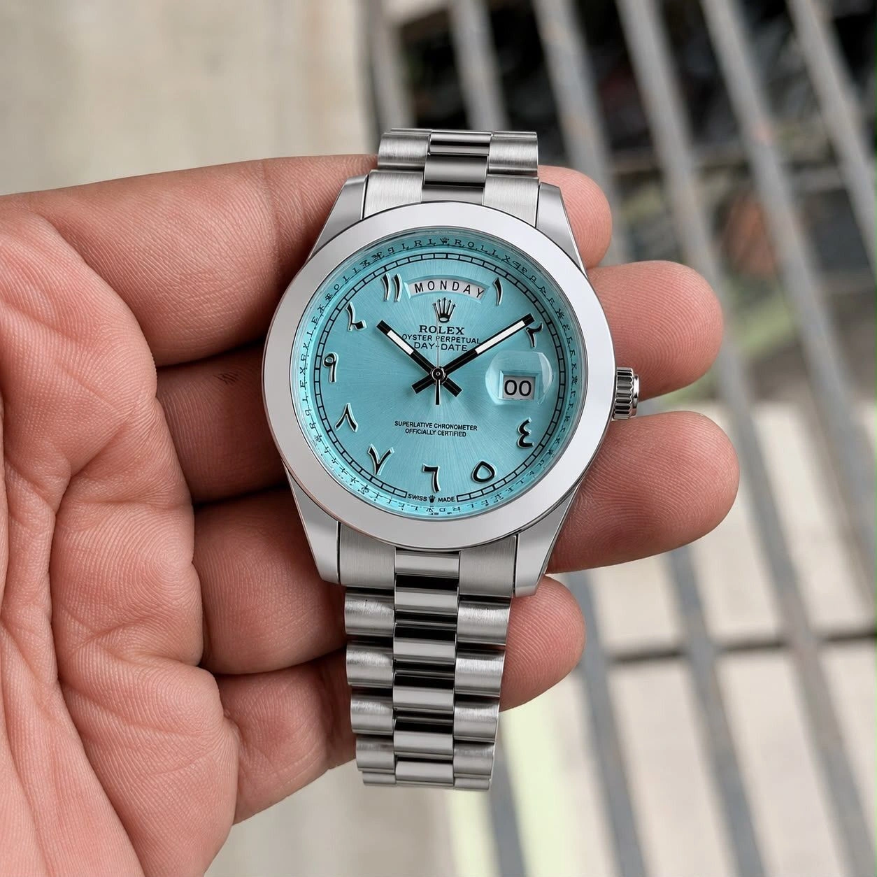 Rolex Arbi Day-Date Blue Dial 2