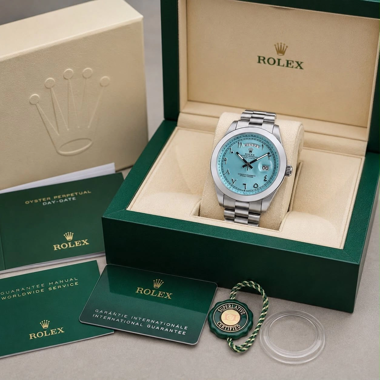 Rolex Arbi Day-Date Blue Dial 5