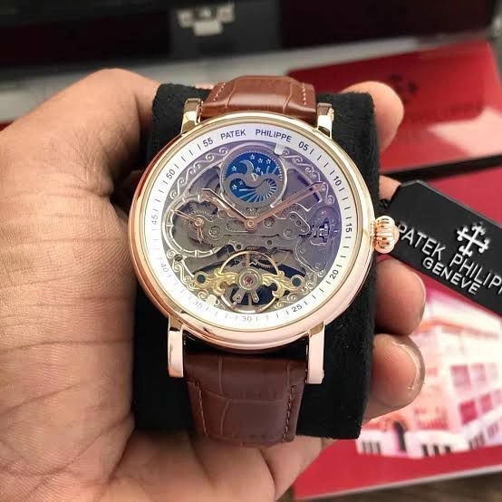 Patek Philippe Open-Back Rose Gold Dial 1