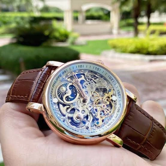 Patek Philippe Open-Back Rose Gold Dial 2
