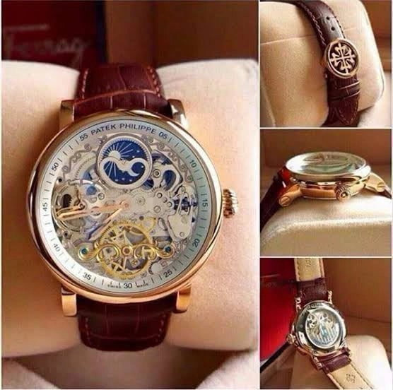 Patek Philippe Open-Back Rose Gold Dial 3