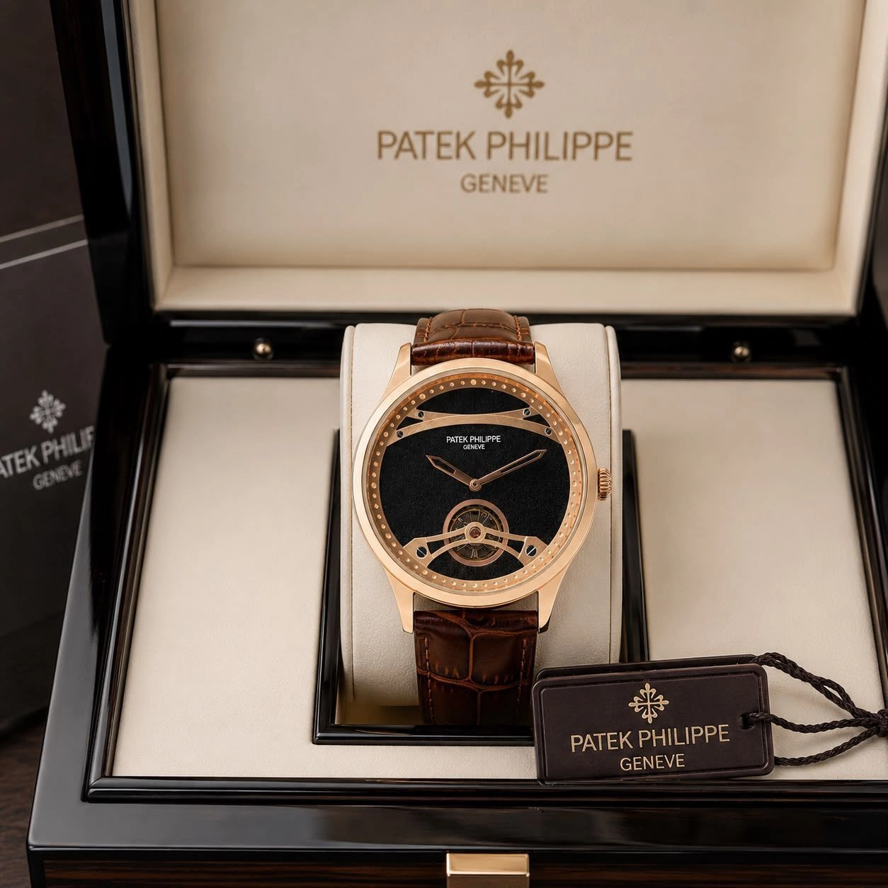Patek Philippe Tourbillon Black Dial Automatic 3