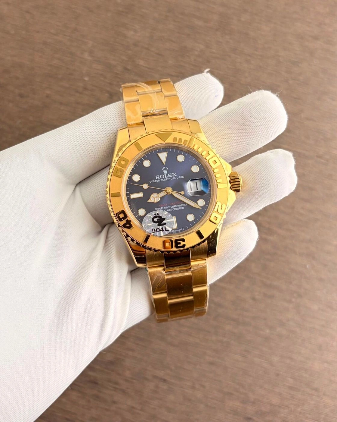 Rolex Yacht-Master Yellow Gold Blue Dial Automatic 3