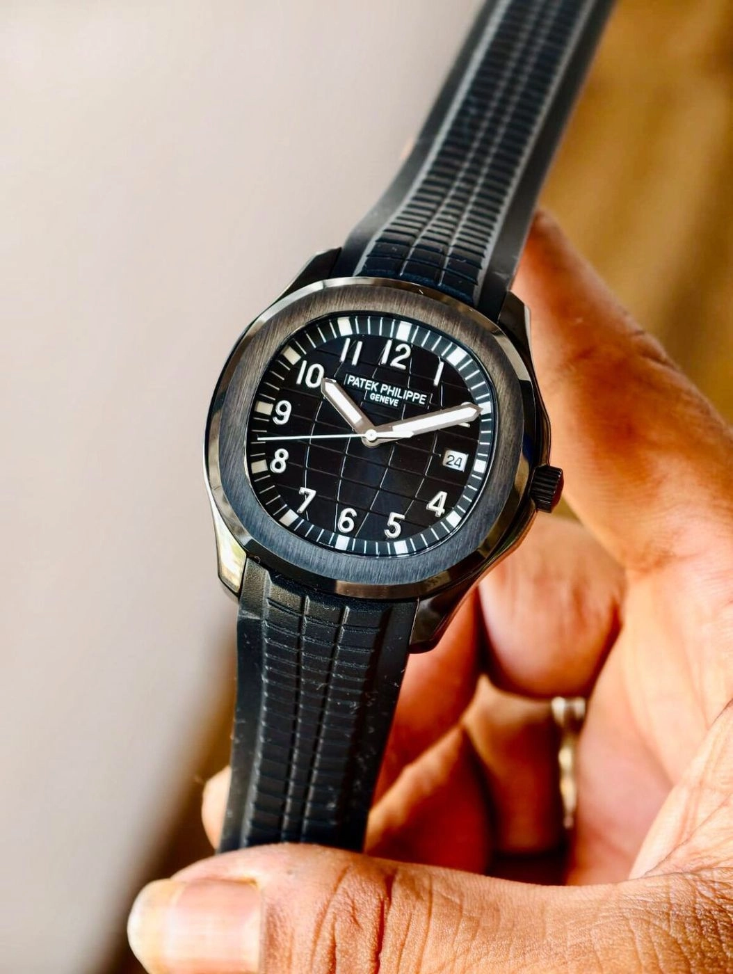 Patek Philippe Aquanaut Black Dial 3