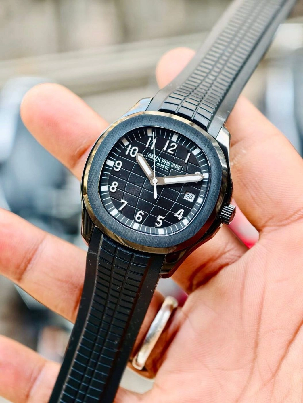 Patek Philippe Aquanaut Black Dial 4