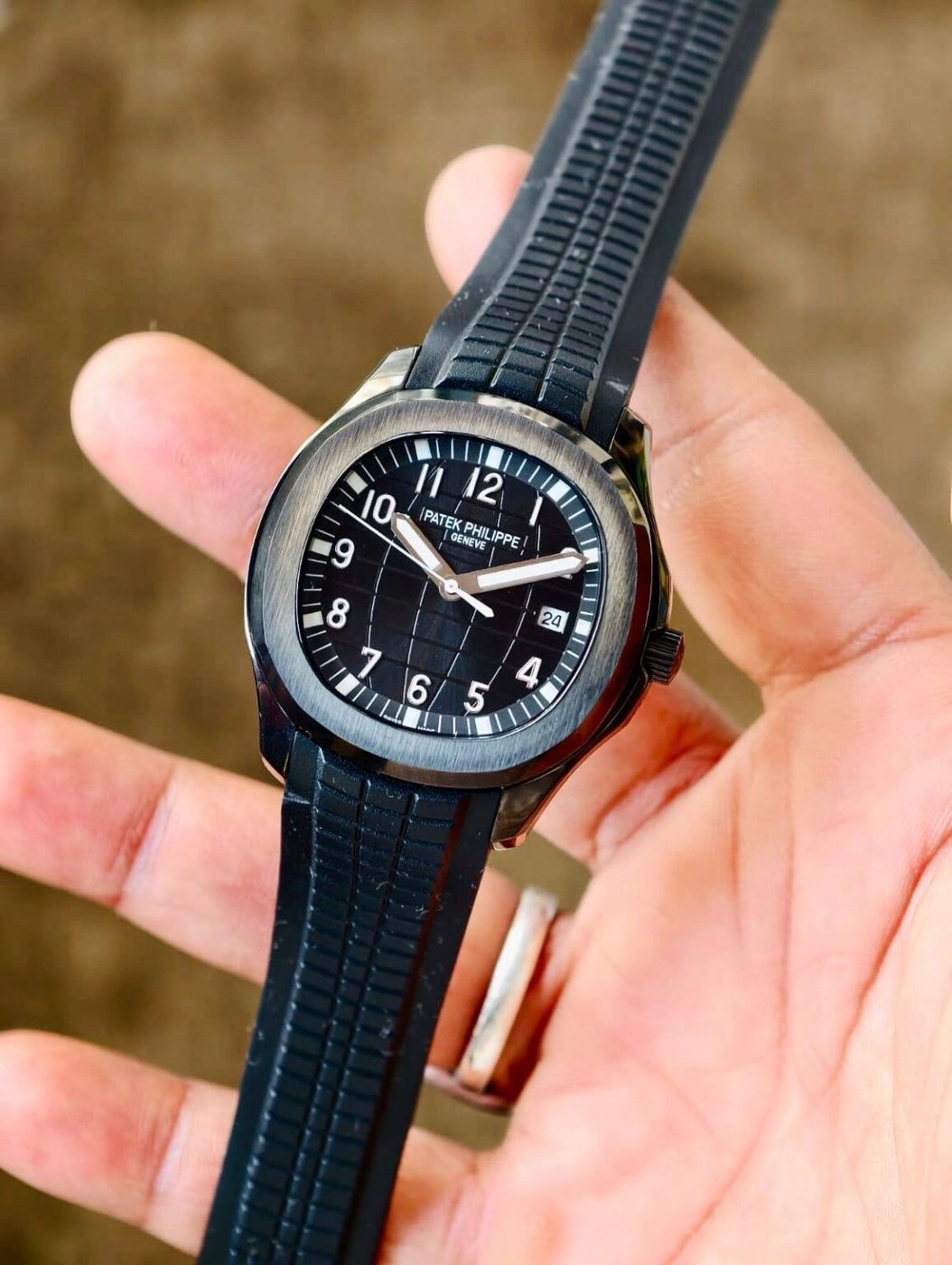 Patek Philippe Aquanaut Black Dial 5