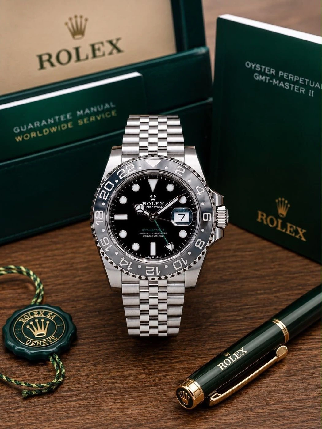 Rolex GMT Master II Automatic Black Rotating Dial 1