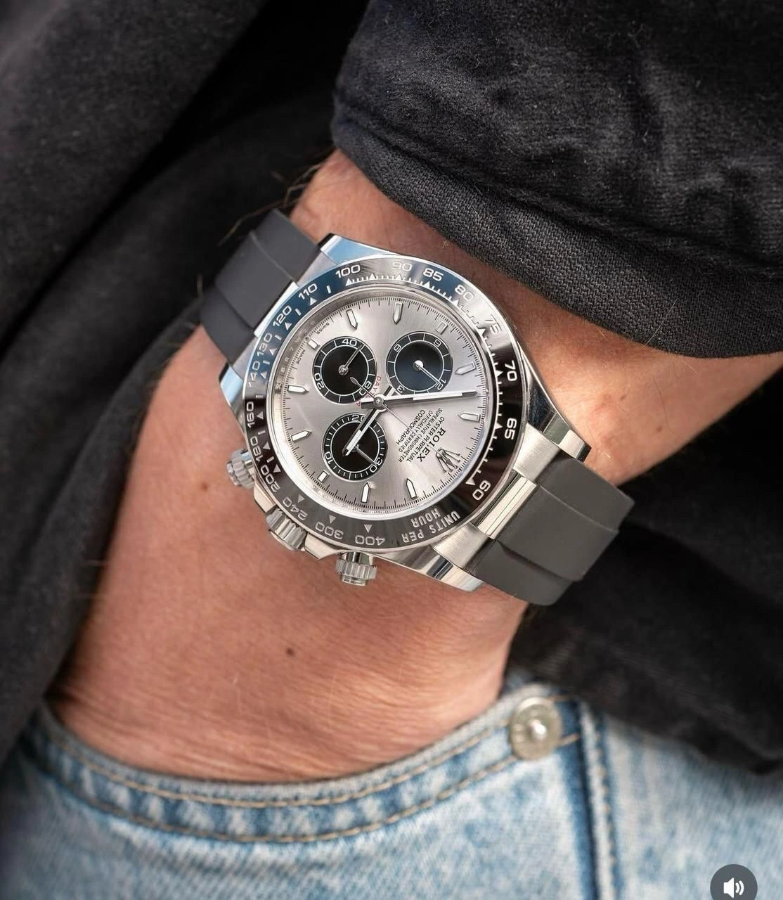 Rolex Daytona Automatic Black Grey Dial 1