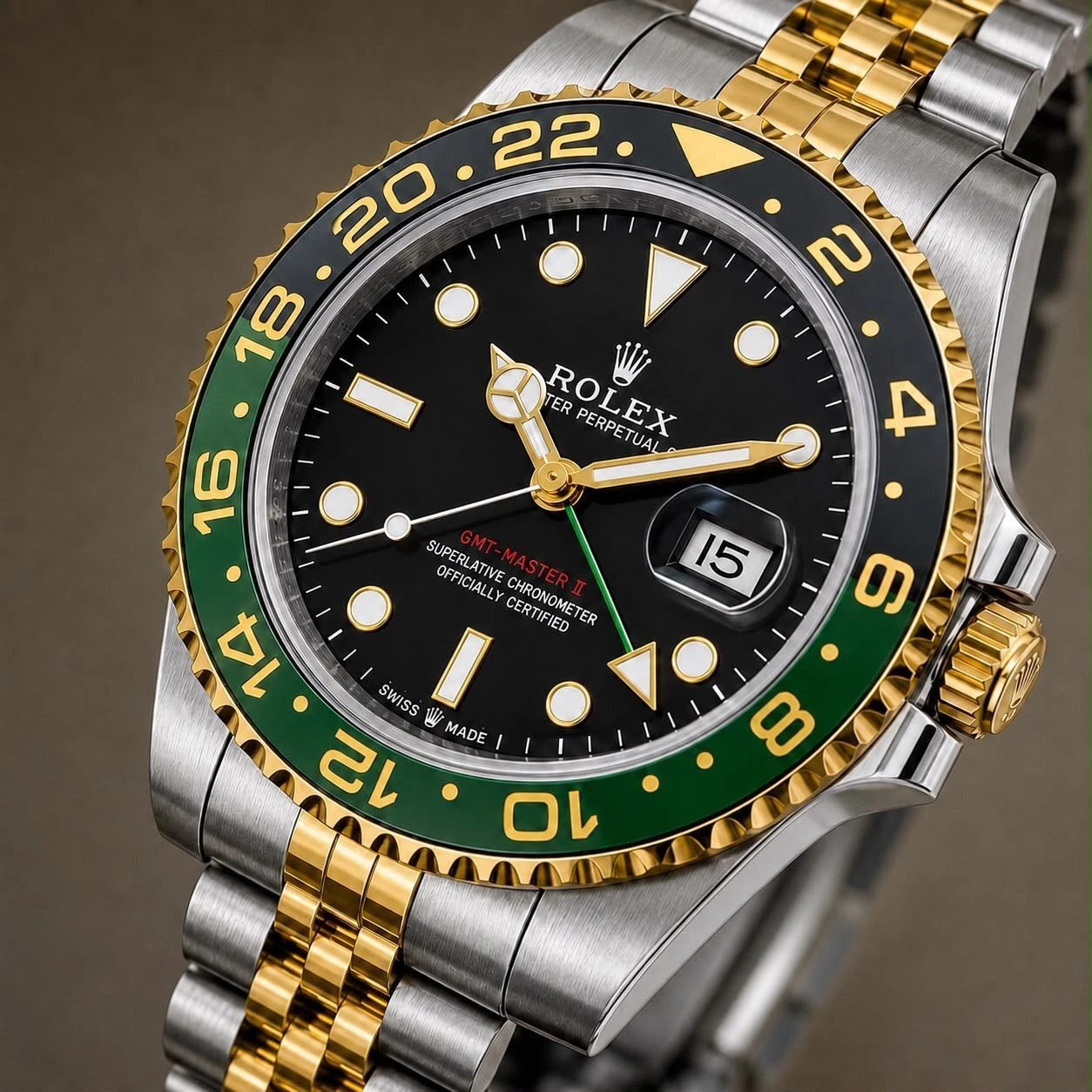 Rolex GMT II 36mm Black Dial Quartz 3