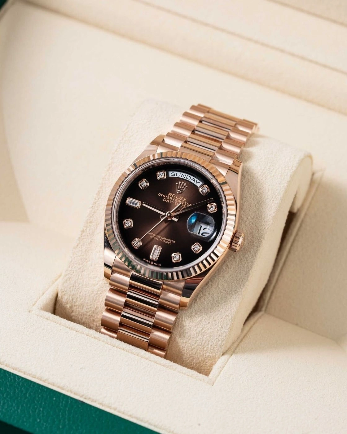 Rolex Perpetual Day-Date Rose Gold Automatic 2