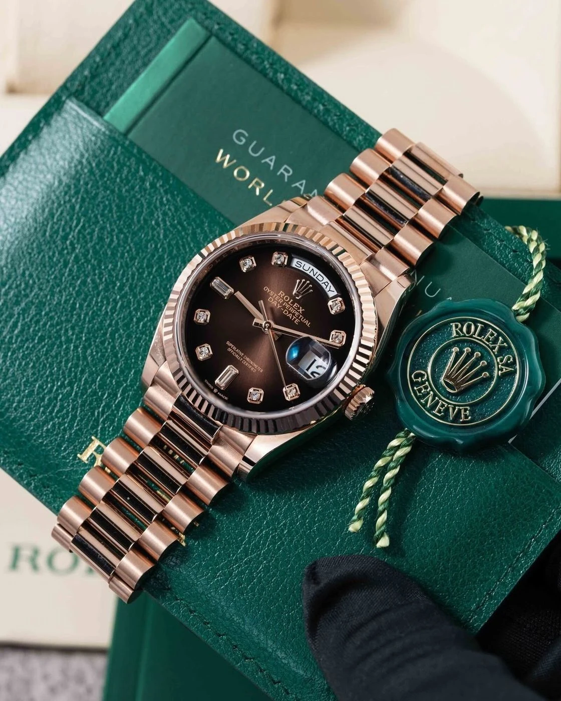 Rolex Perpetual Day-Date Rose Gold Automatic 3