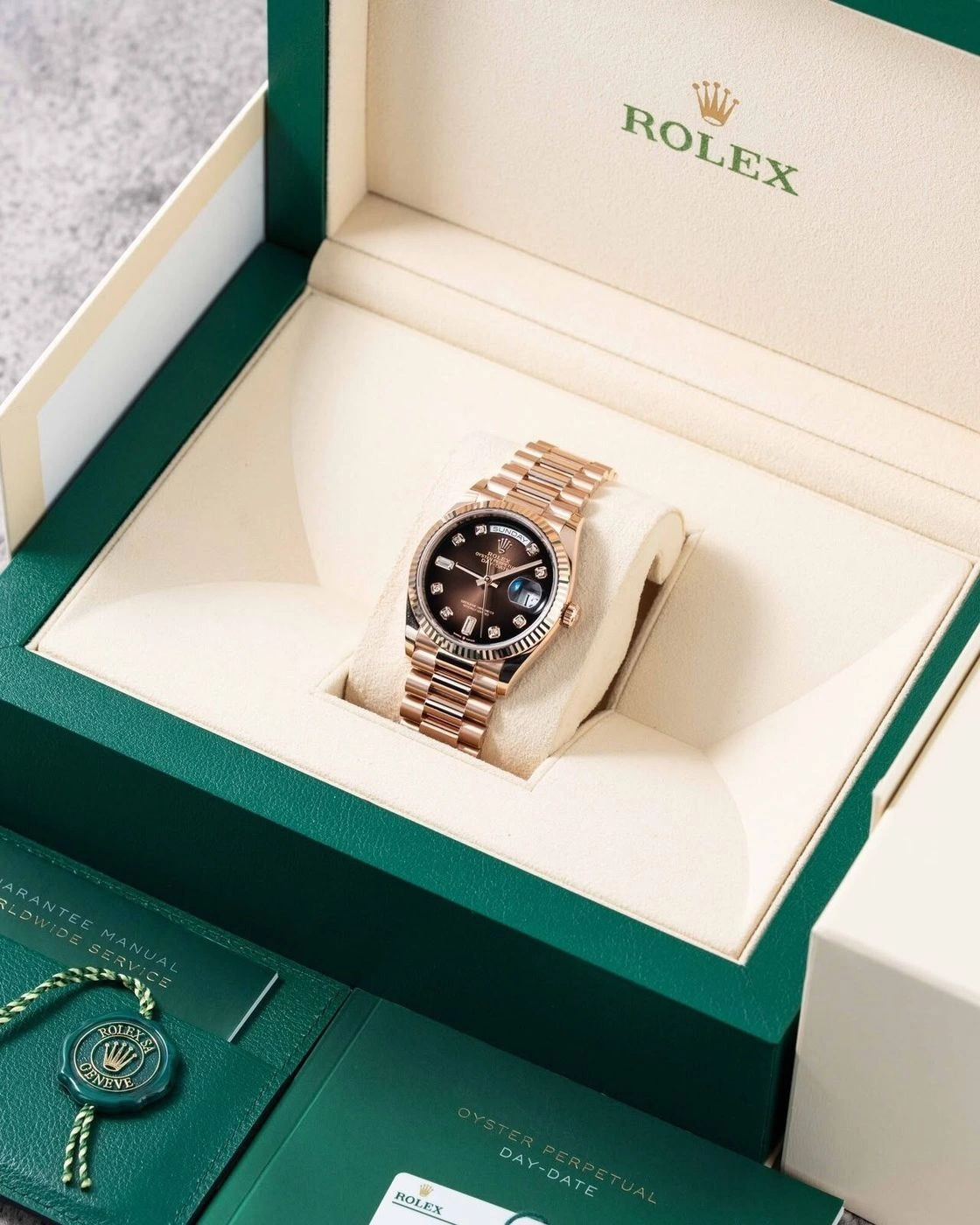 Rolex Perpetual Day-Date Rose Gold Automatic 4