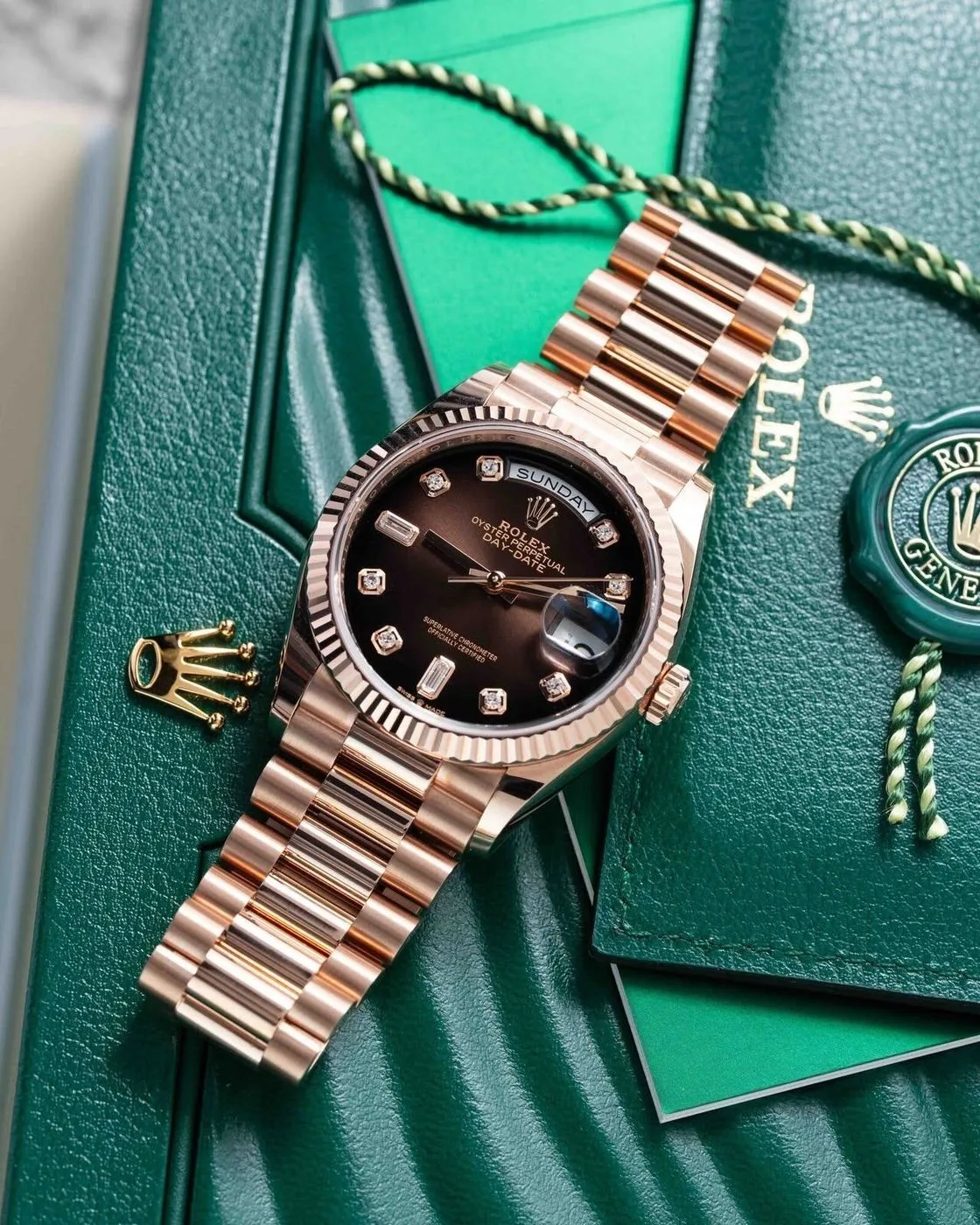 Rolex Perpetual Day-Date Rose Gold Automatic 6