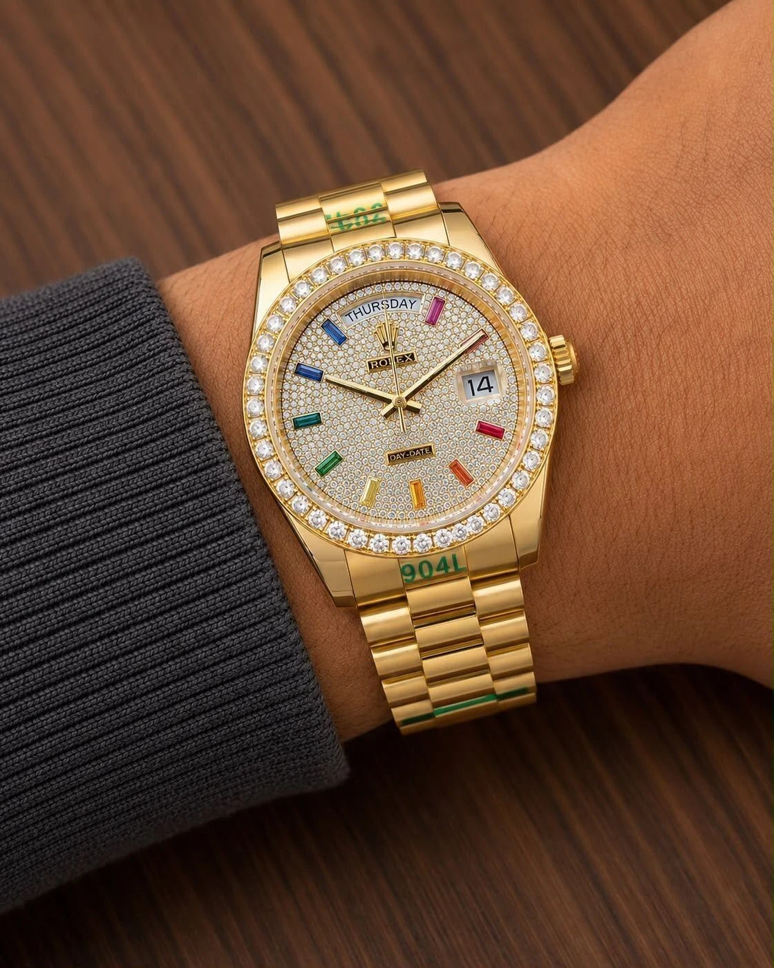 Rolex Day-Date Diamond-Paved Dial 2