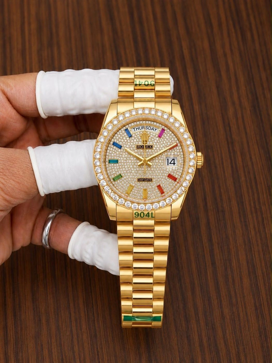 Rolex Day-Date Diamond-Paved Dial 3