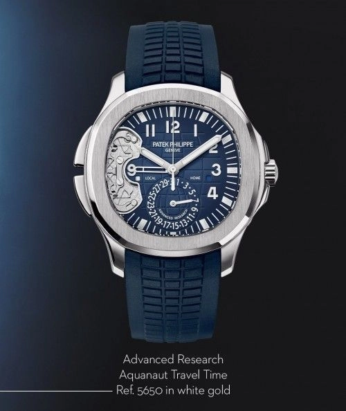 Patek Philippe Aquanaut Travel Blue Dial 1