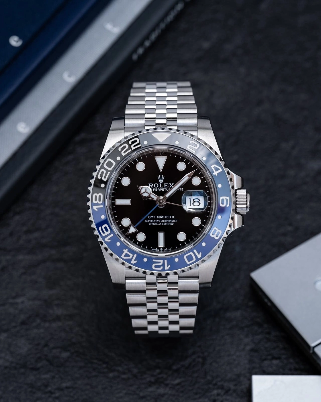 Rolex GMT Master Batman Black Dial 1