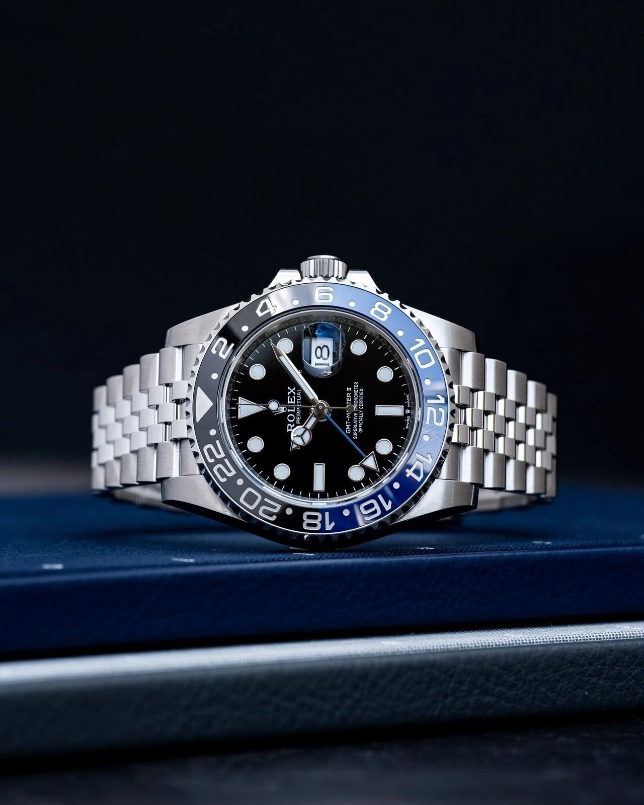 Rolex GMT Master Batman Black Dial 2