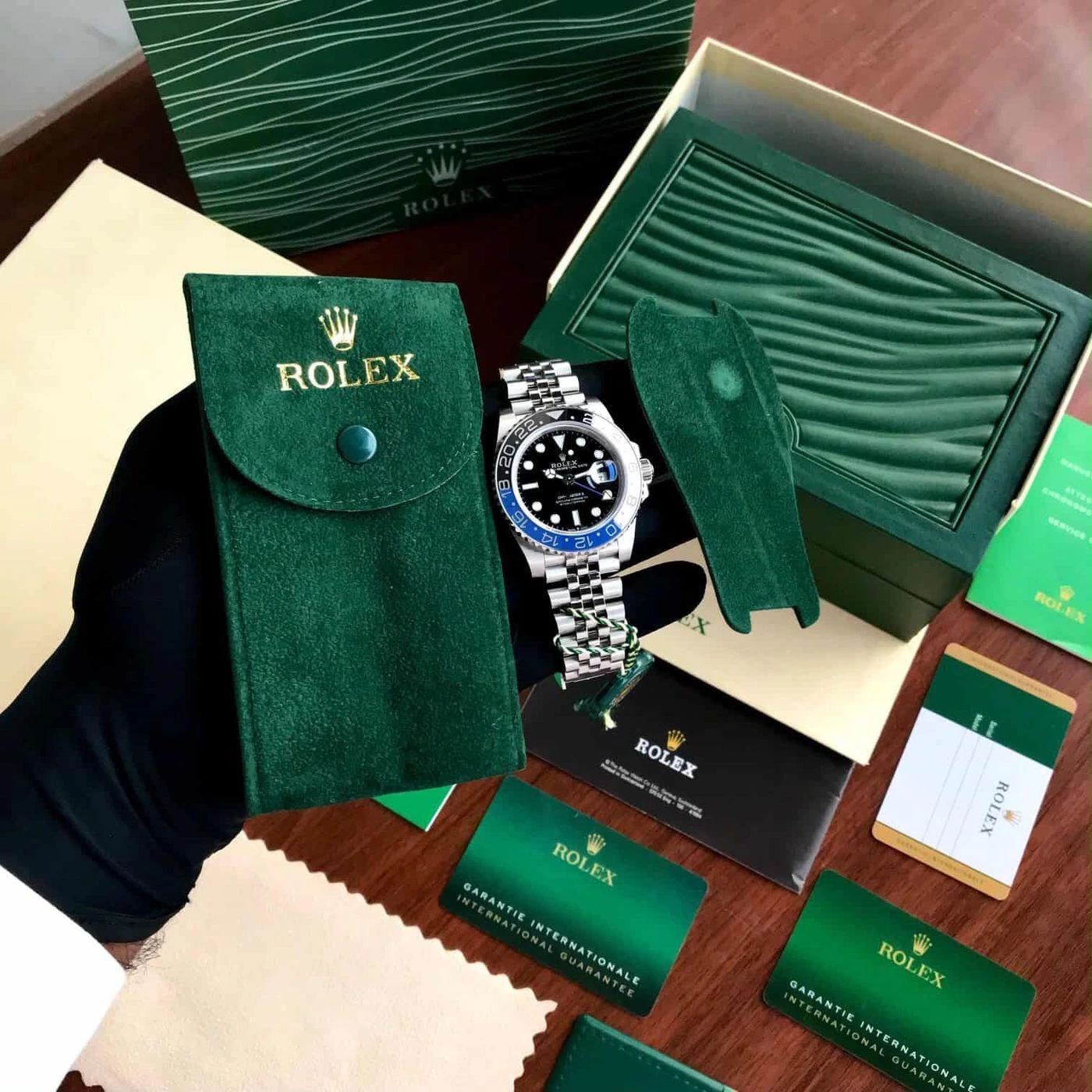 Rolex GMT Master Batman Black Dial 6
