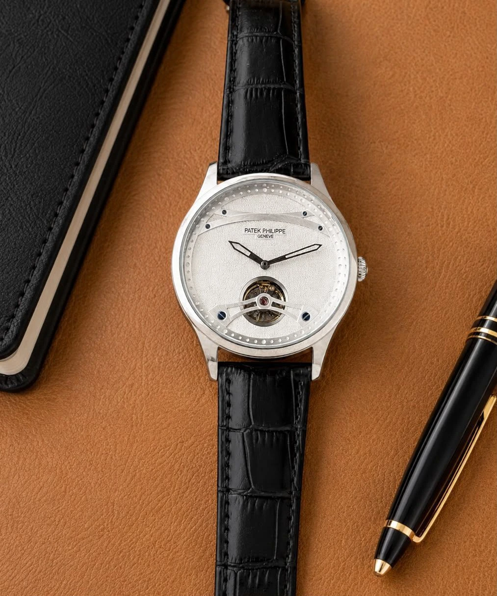 Patek Philippe Tourbillon Automatic White Dial 3