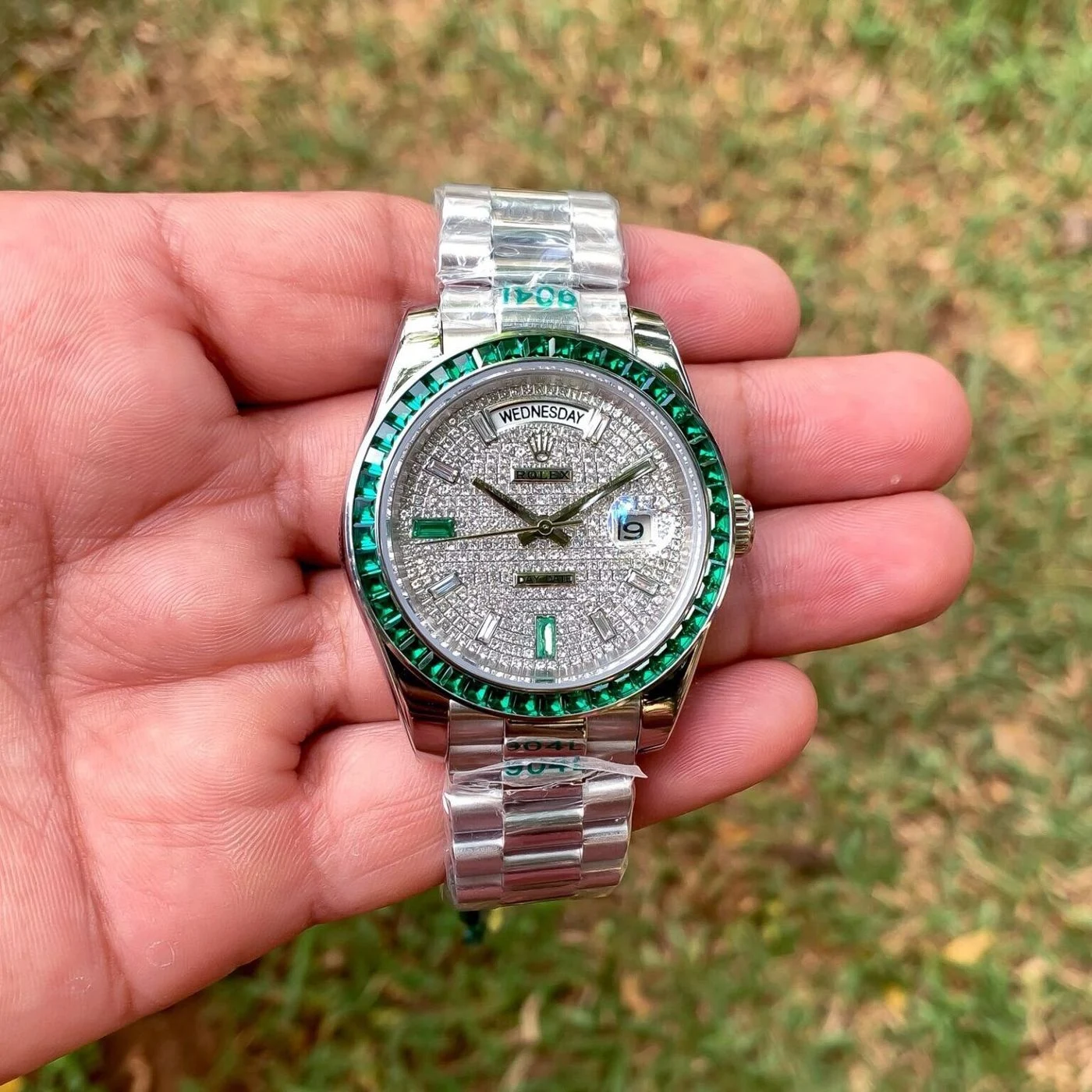 Rolex Day-Date Diamond Paved Dial Automatic 2