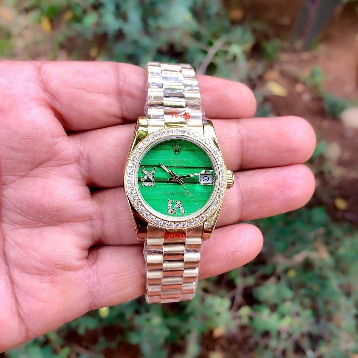 Rolex Datejust Green Malachite-Style Dial 1