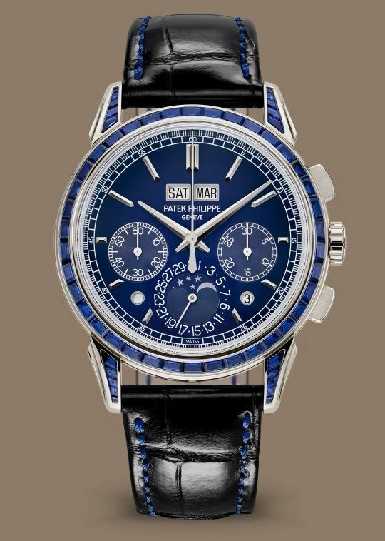 Patek Philippe Perpetual Calendar Chronograph Blue Dial 3