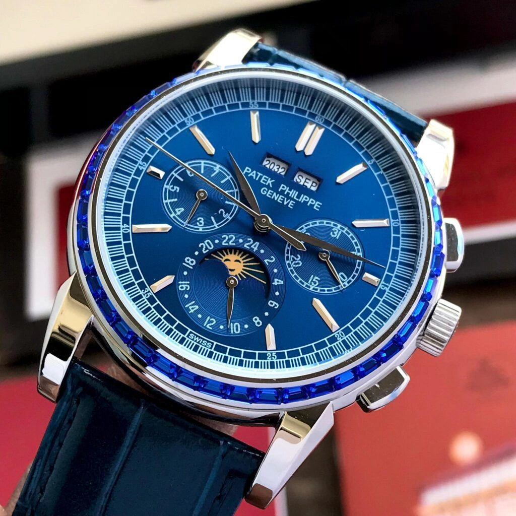Patek Philippe Perpetual Calendar Chronograph Blue Dial 5