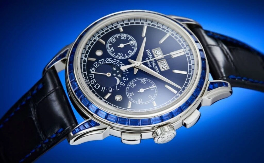 Patek Philippe Perpetual Calendar Chronograph Blue Dial 6