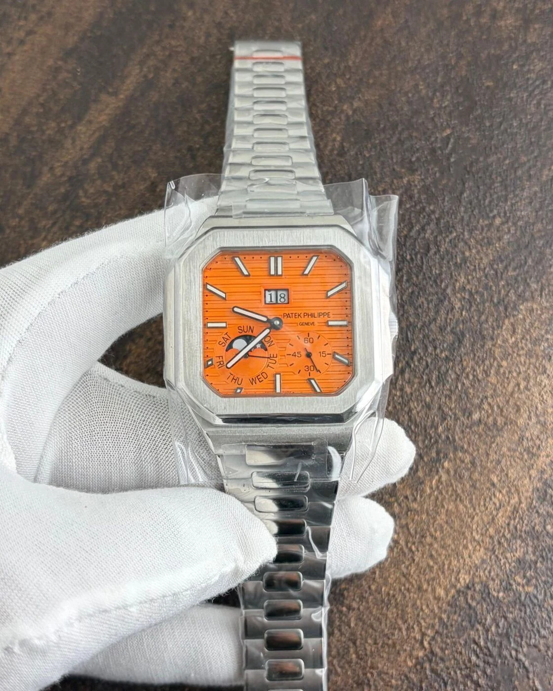 Patek Philippe Cubitus Orange Dial 1