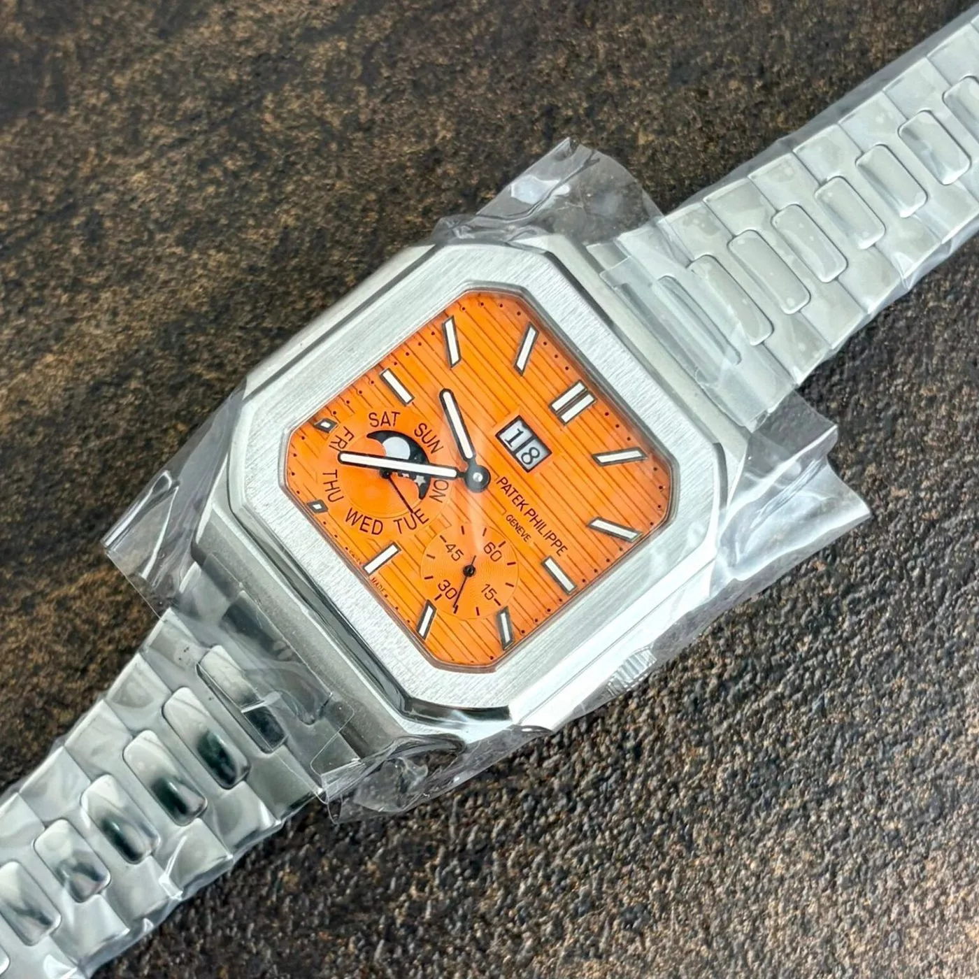 Patek Philippe Cubitus Orange Dial 2