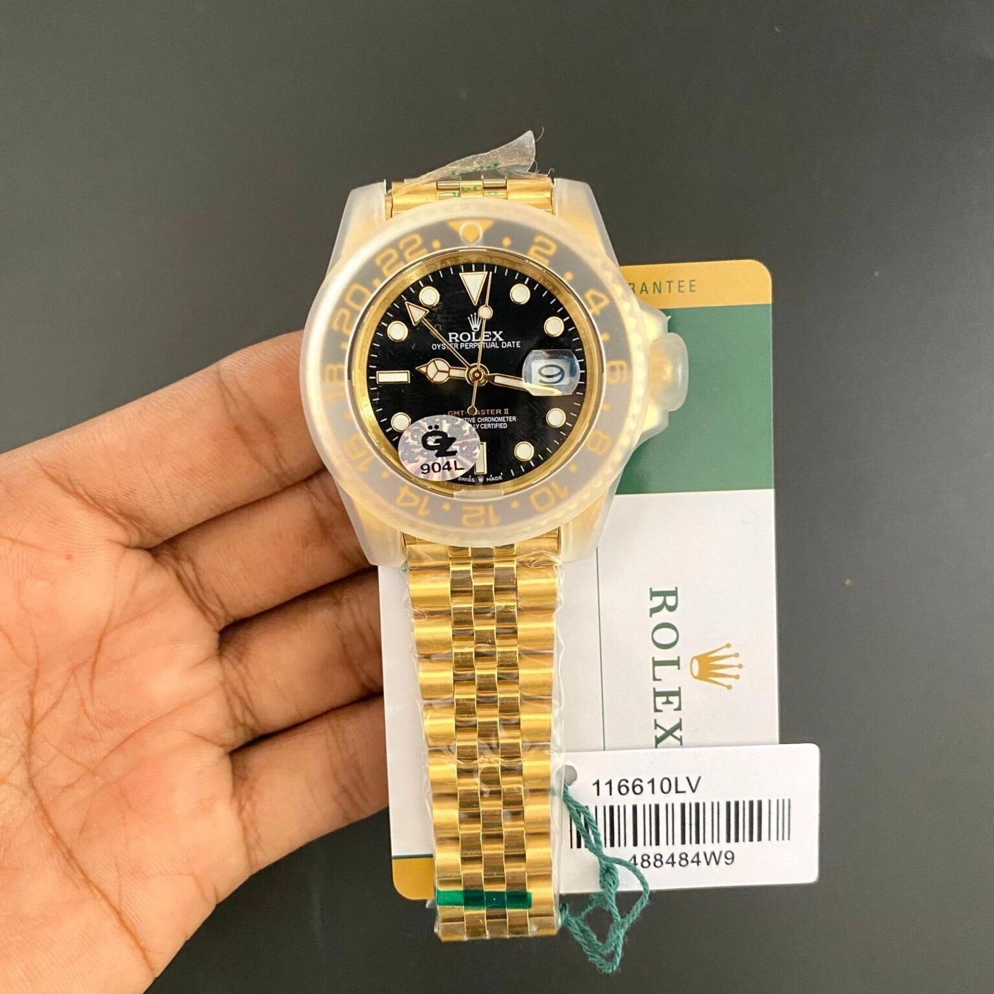 Rolex GMT Black Dial Golden Automatic 4