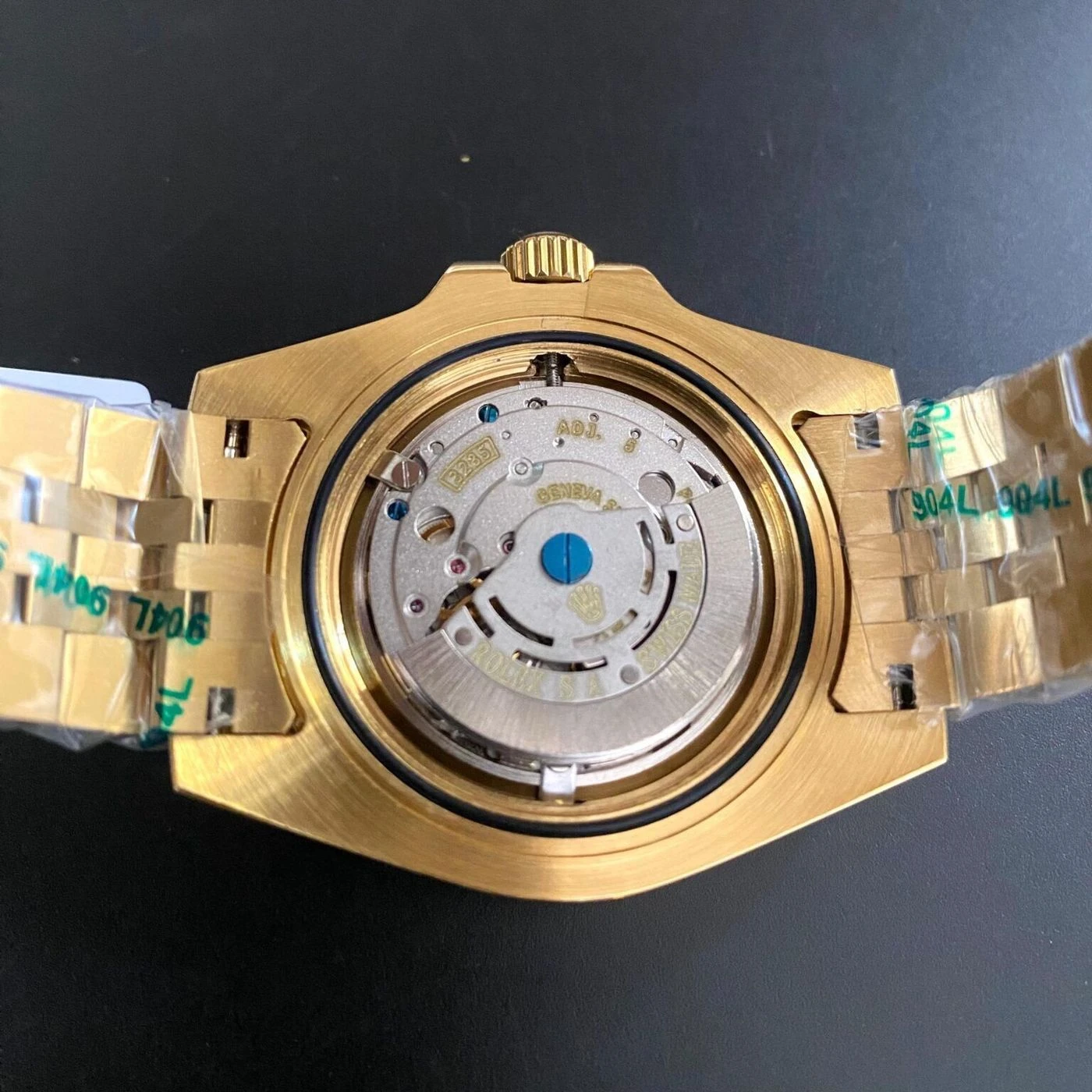 Rolex GMT Black Dial Golden Automatic 6