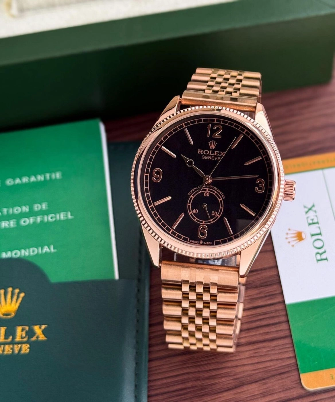 Rolex Geneve Black Dial Automatic 1