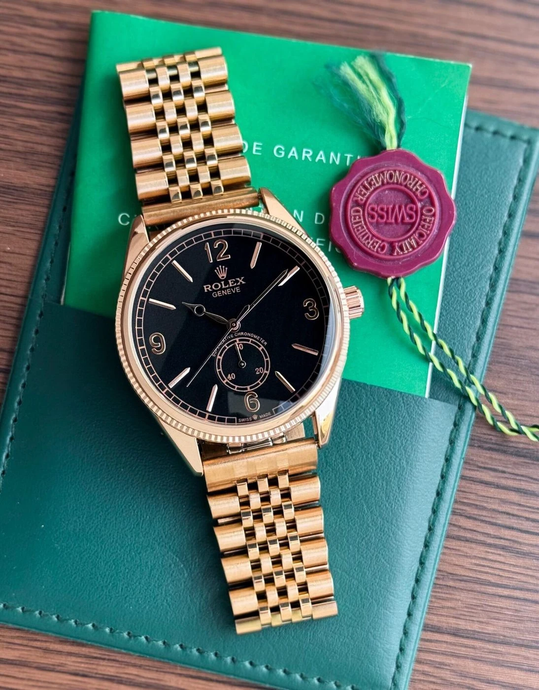 Rolex Geneve Black Dial Automatic 2