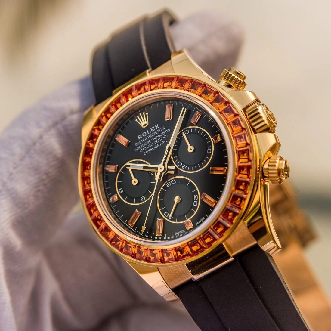 Rolex Daytona Orange Sapphire Automatic 3