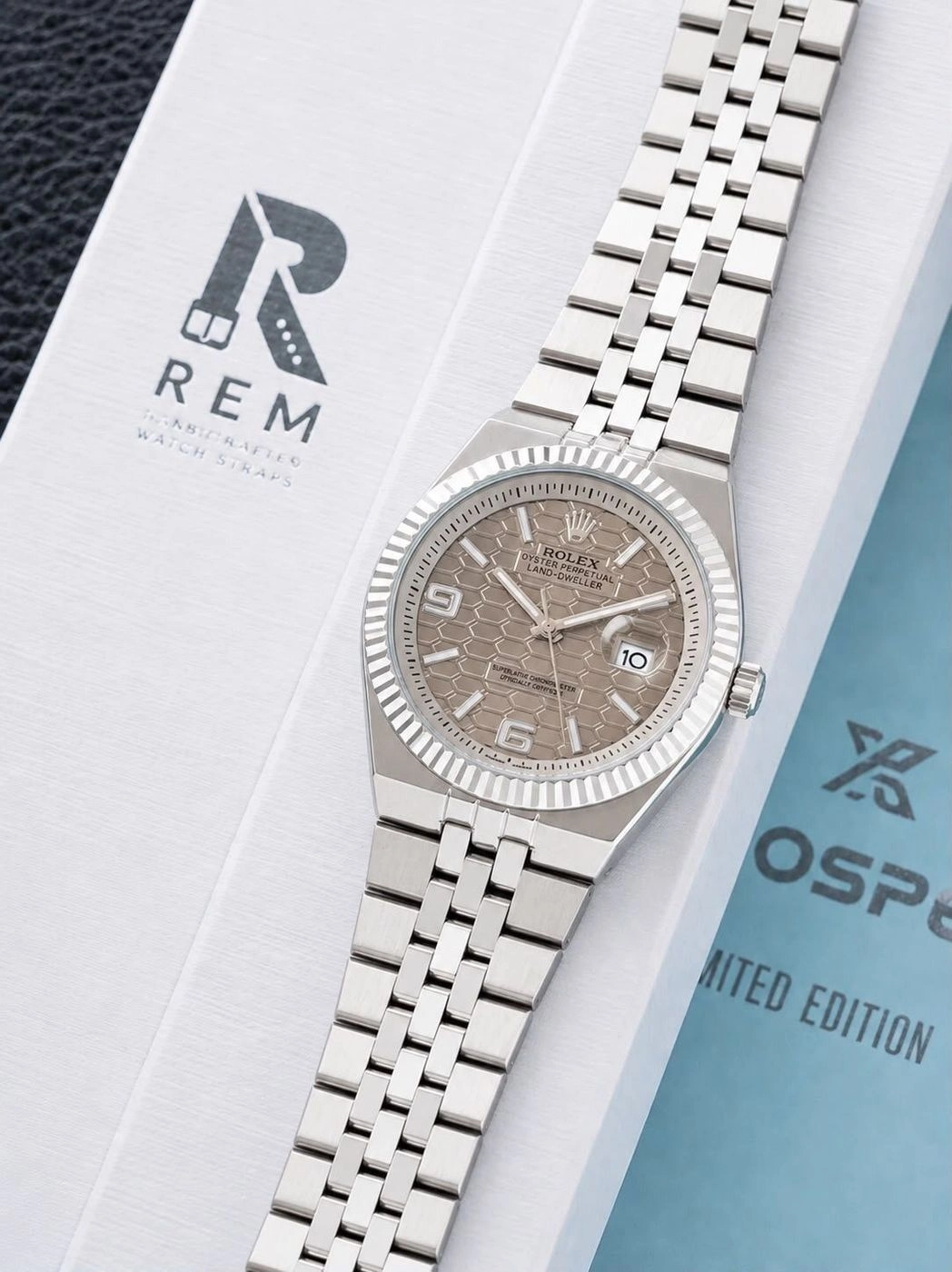 Rolex Grey Textured Dial Quartz 2