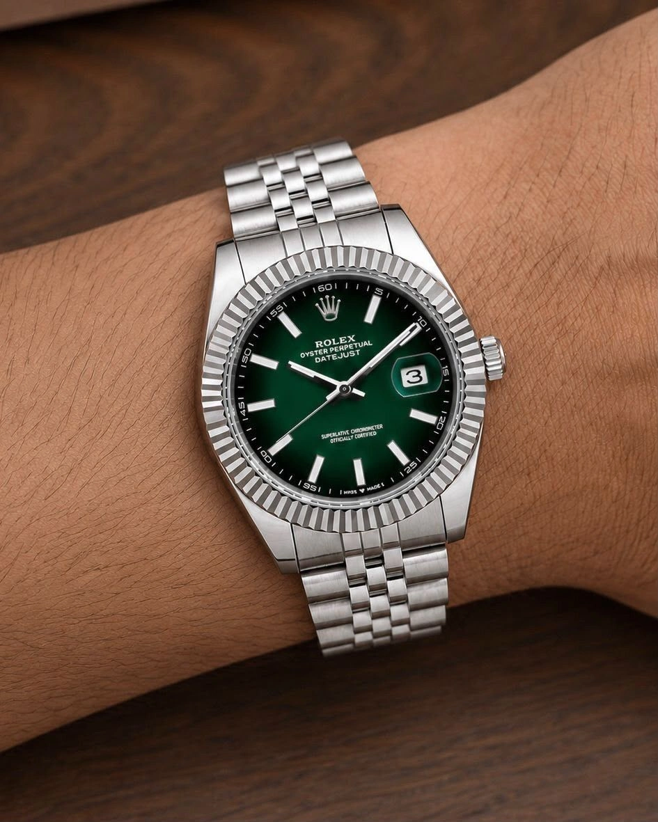 Rolex Datejust Ombre Green Dial Automatic 1