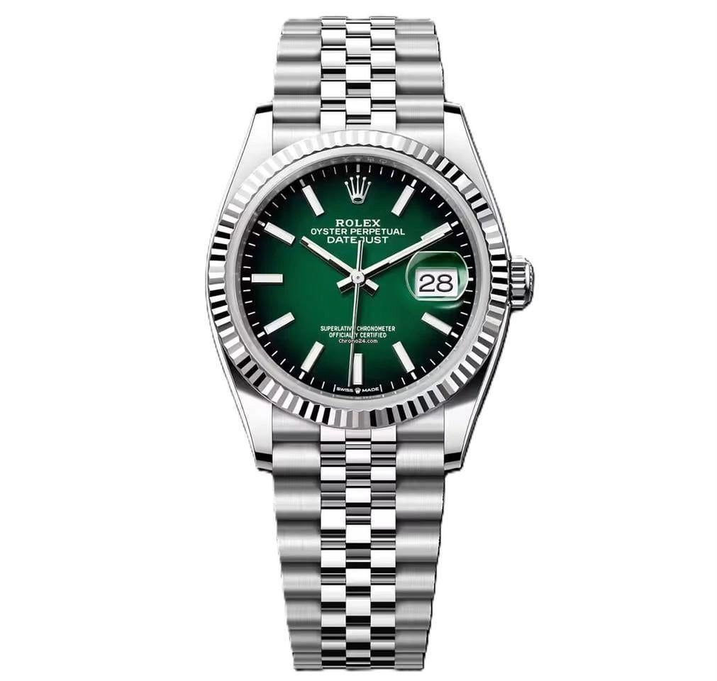 Rolex Datejust Ombre Green Dial Automatic 3