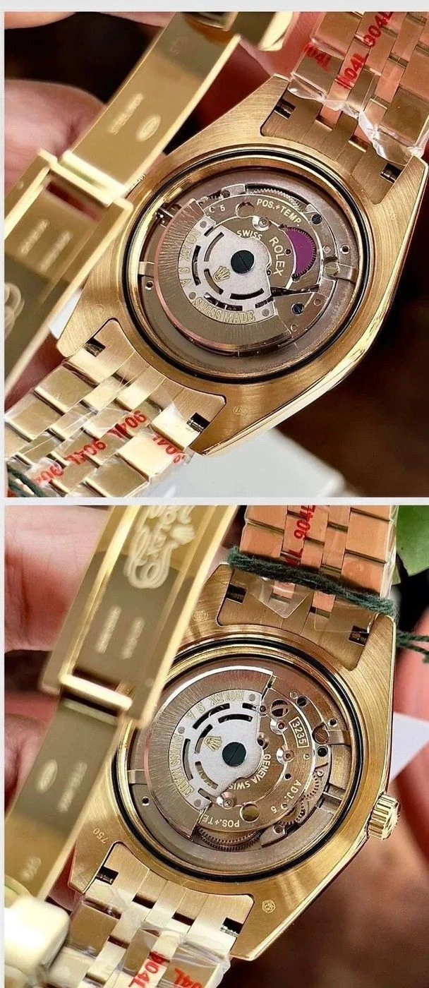 Rolex Datejust Yellow Gold Black Dial Automatic 3
