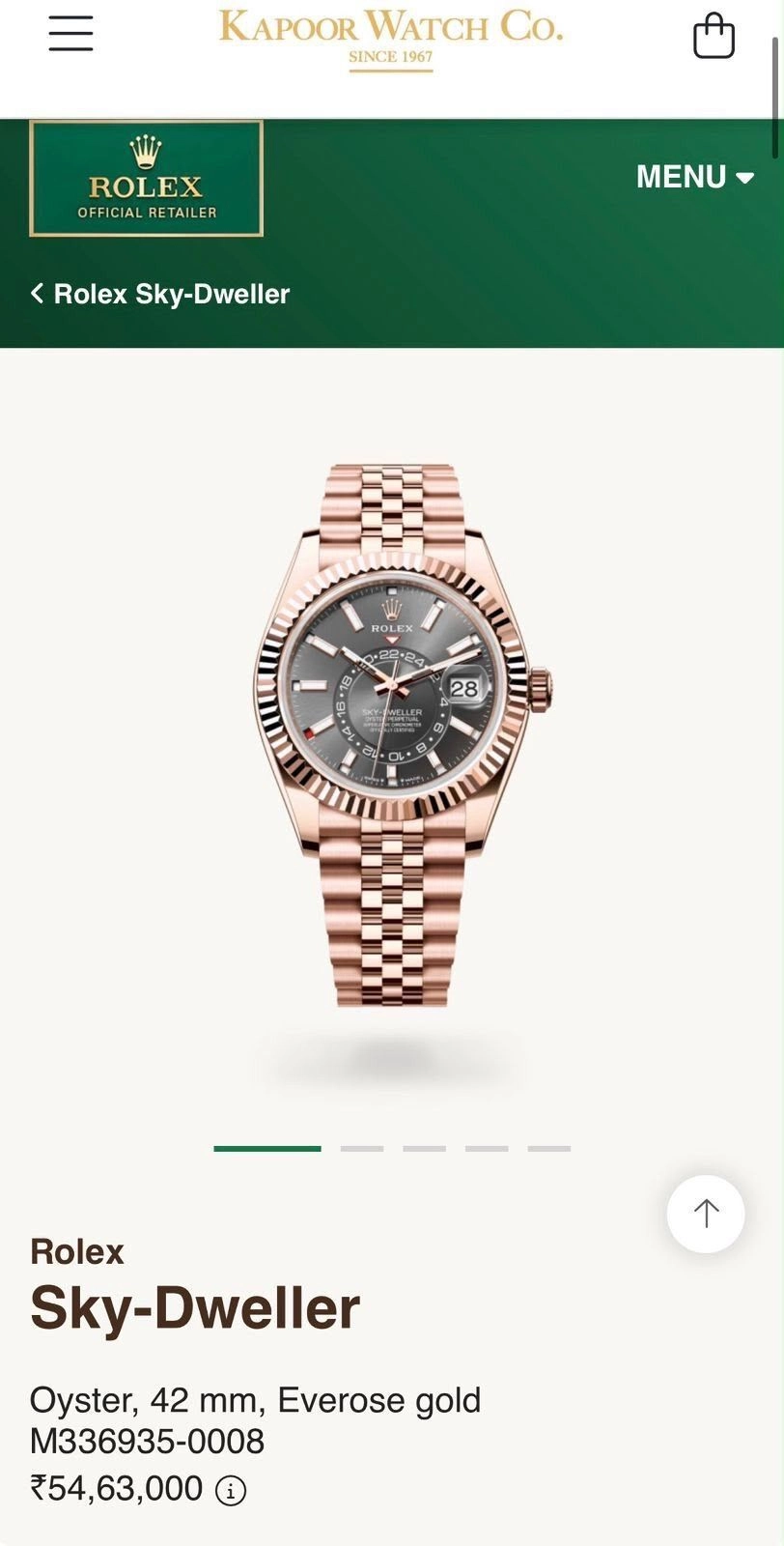 Rolex Sky-Dweller Rose Gold Automatic 2