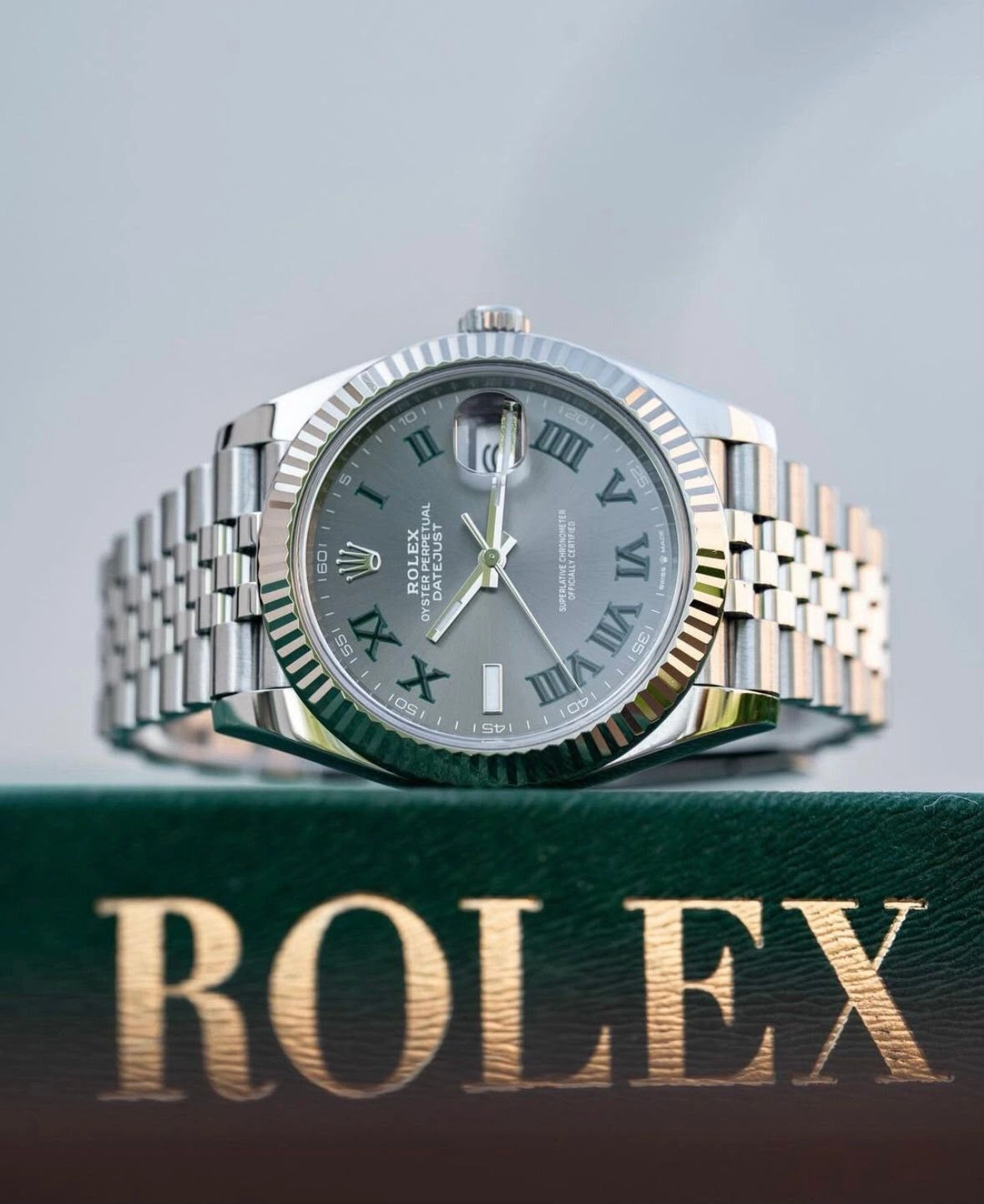 Rolex Oyster Perpetual Grey Dial Automatic 2