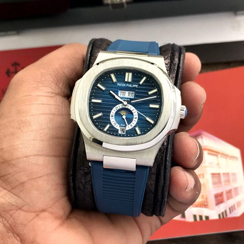 Patek Philippe Nautilus Blue Automatic 6
