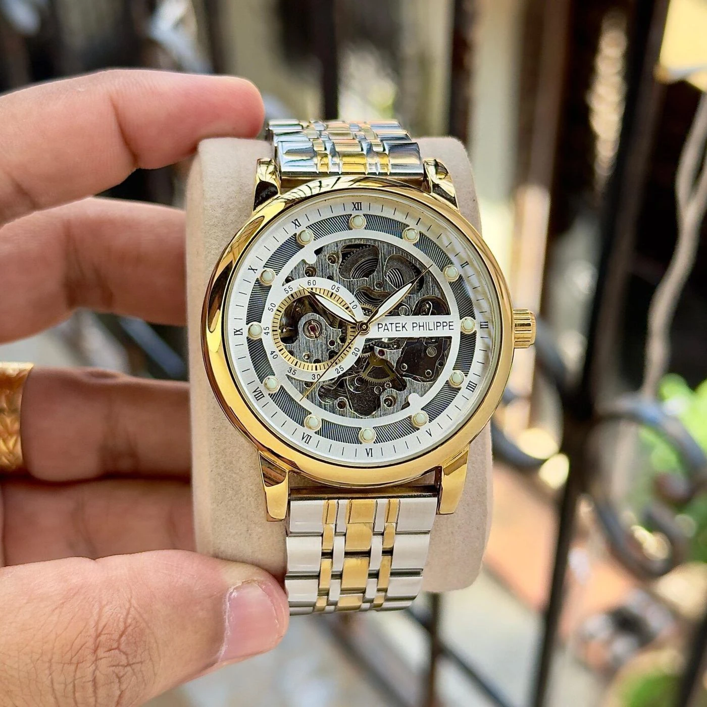 Patek Philippe Skeleton Two Tone 2
