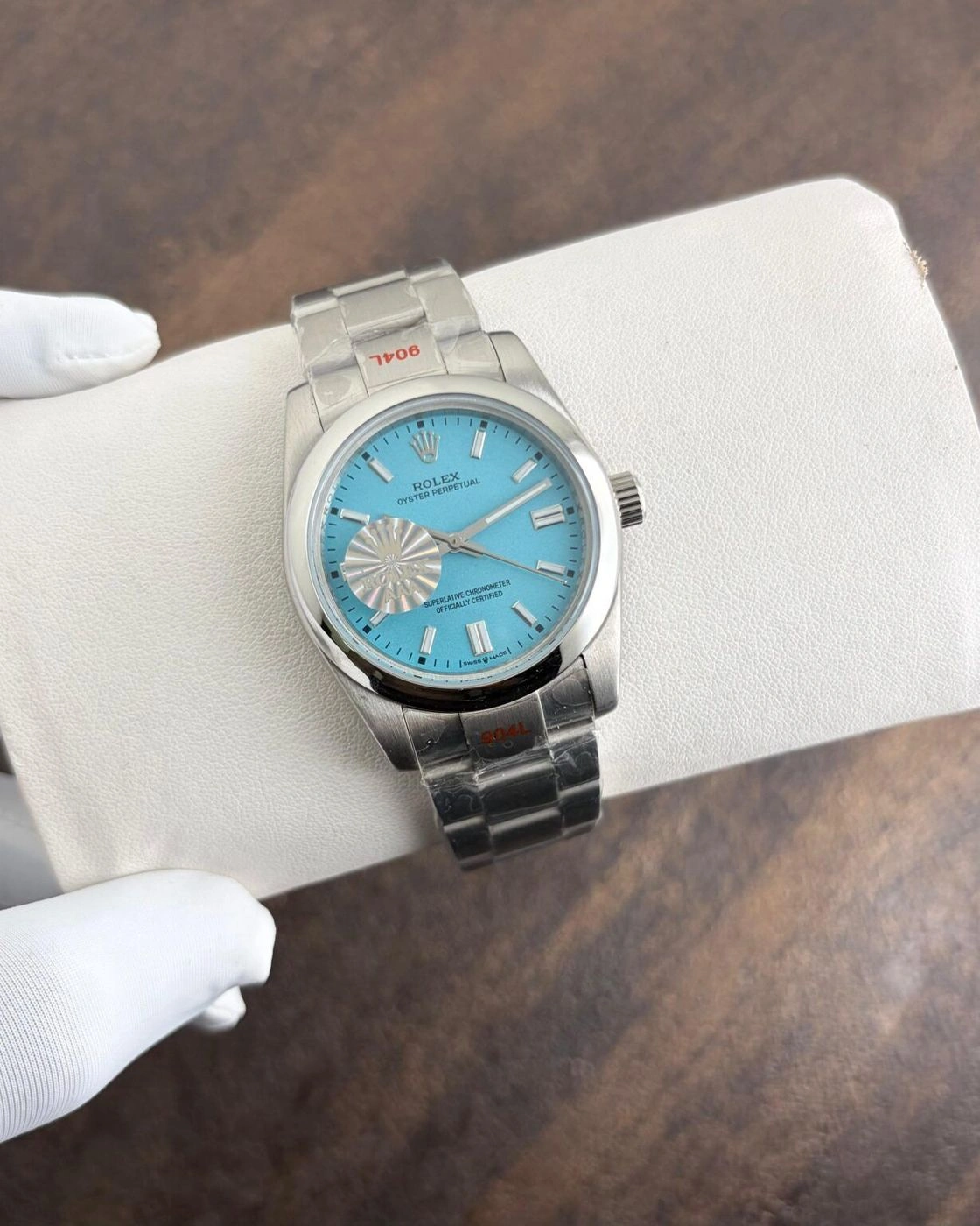 Rolex Oyster Perpetual Tiffany Dial Automatic 4