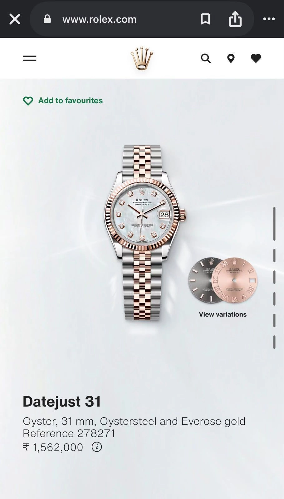 Rolex Oyster Perpetual Diamond-Style Dial 4