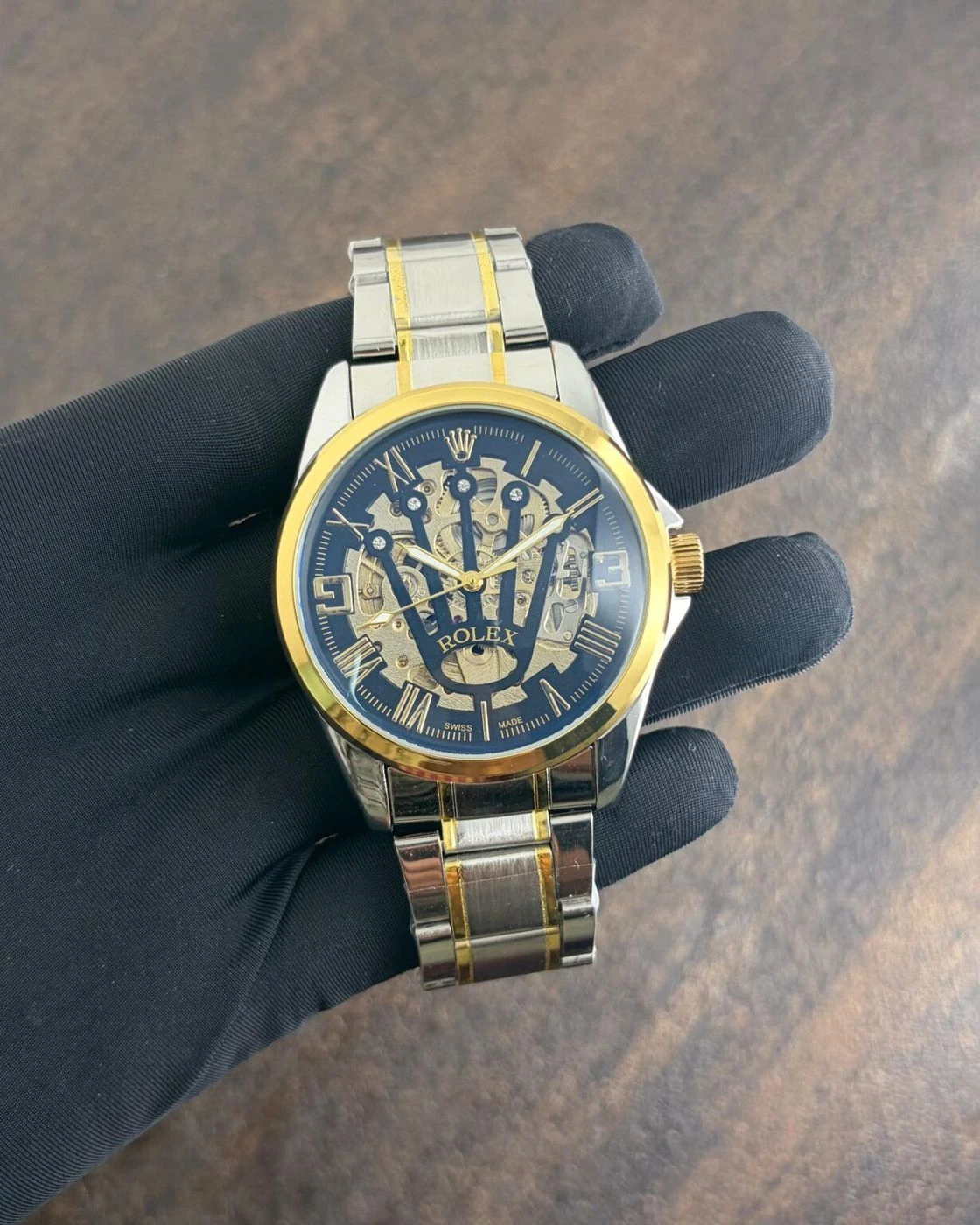 Rolex Automatic Open Heart Transparent Dial 1