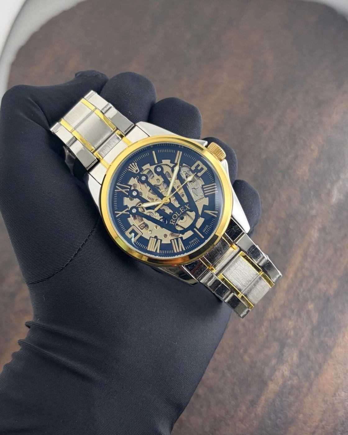 Rolex Automatic Open Heart Transparent Dial 3