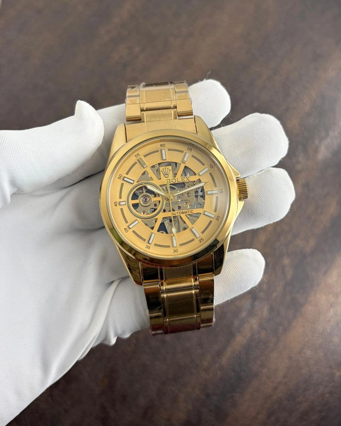 Rolex Gold Automatic Open Heart 1
