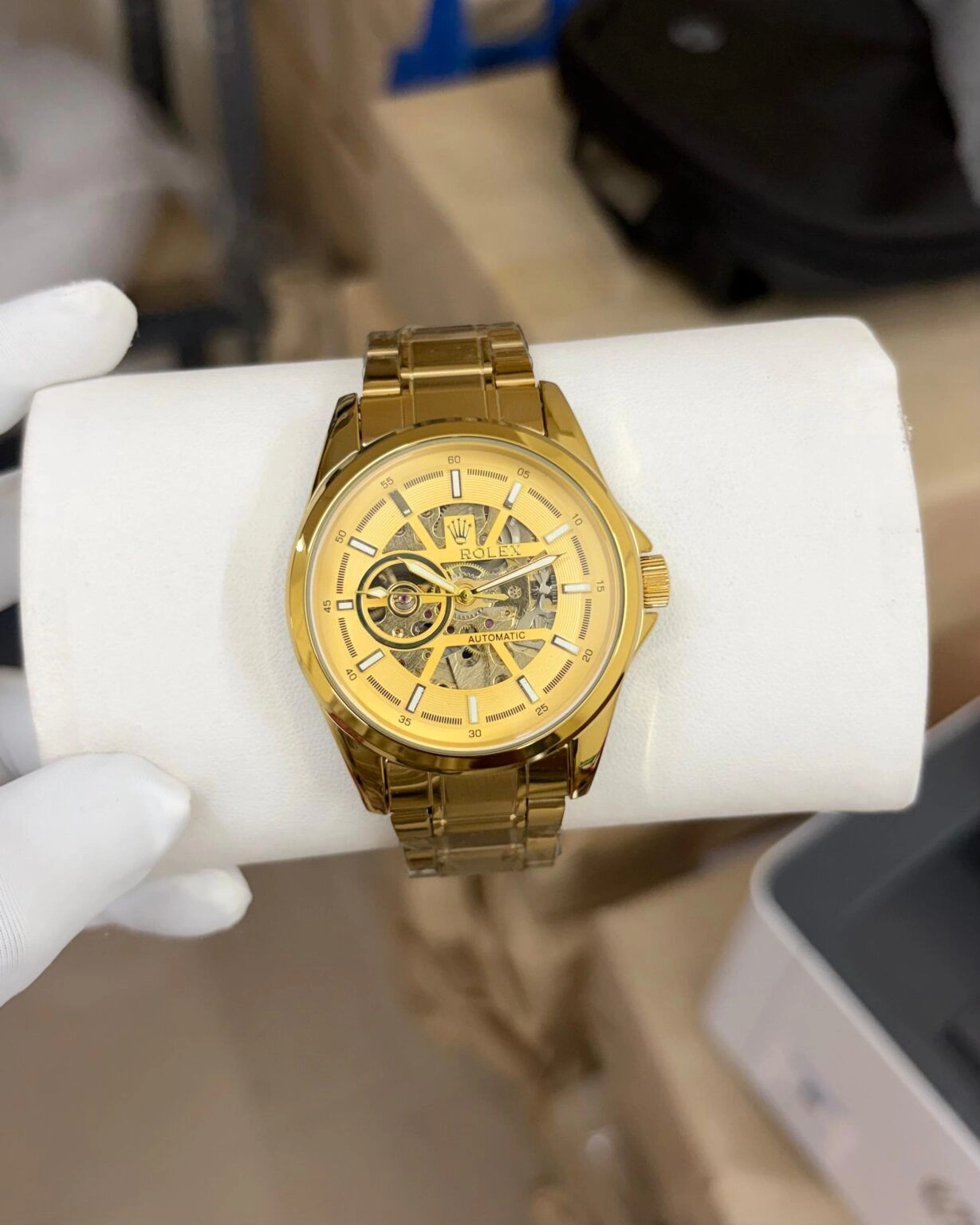 Rolex Gold Automatic Open Heart 2